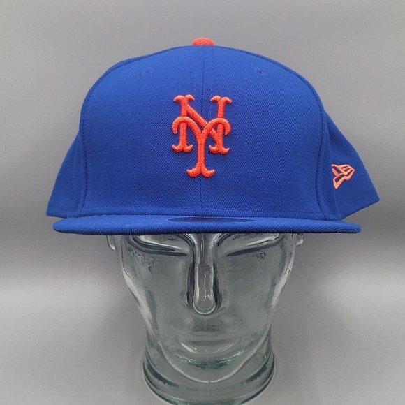 New York Mets New Era Authentic On-Field 59FIFTY Fitted Hat Blue 8 MLB Baseball - Picture 1 of 12